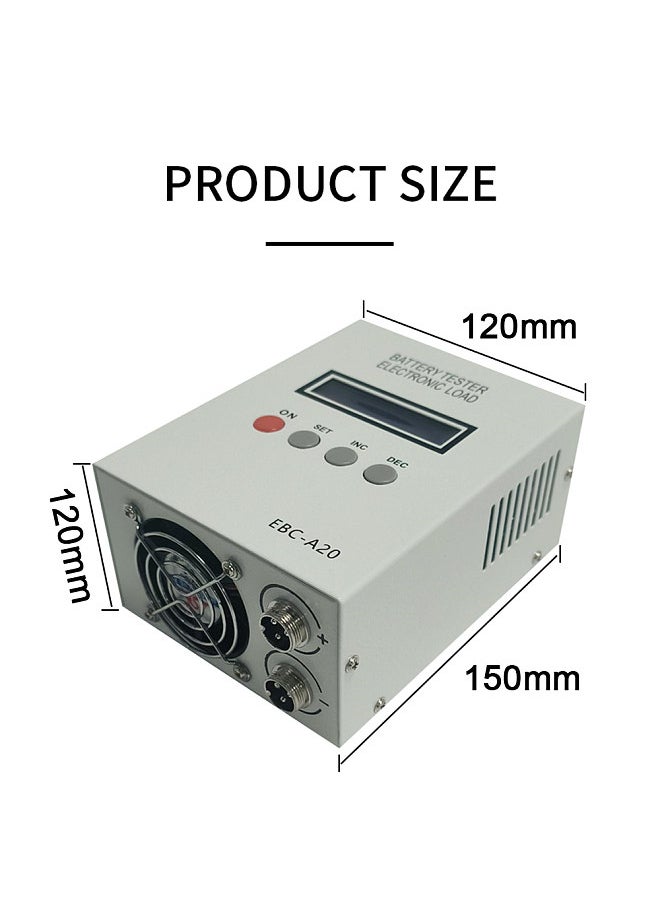 Generic - Electronic Battery Capacity Tester Digital LCD Display High Power Battery Internal Resistance Test Meter Supporting Multiple Battery Measurements - Image 1