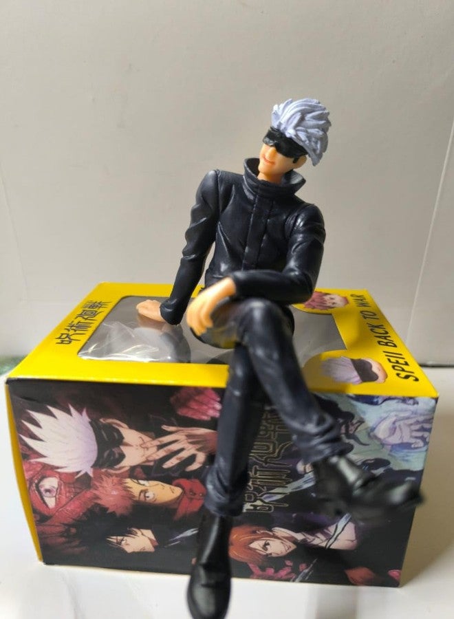 سلسلة مفاتيح مميزة لشخصية جوجوتسو جوجو من الأنمي، مصنوعة من مادة PVC، نموذج قابل للجمع، زينة لتزيين الكيك، تمثال عرض، هدية ألعاب