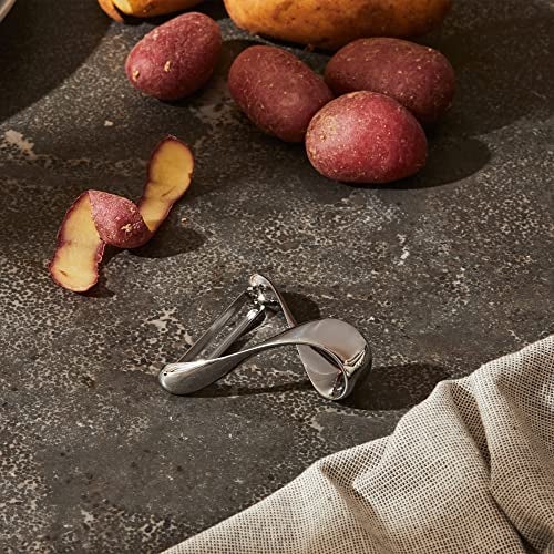 ALESSI قشارة أليسي "سفريدو" من الفولاذ المقاوم للصدأ 18/10 مصقولة بمرآة، فضي - Image 5