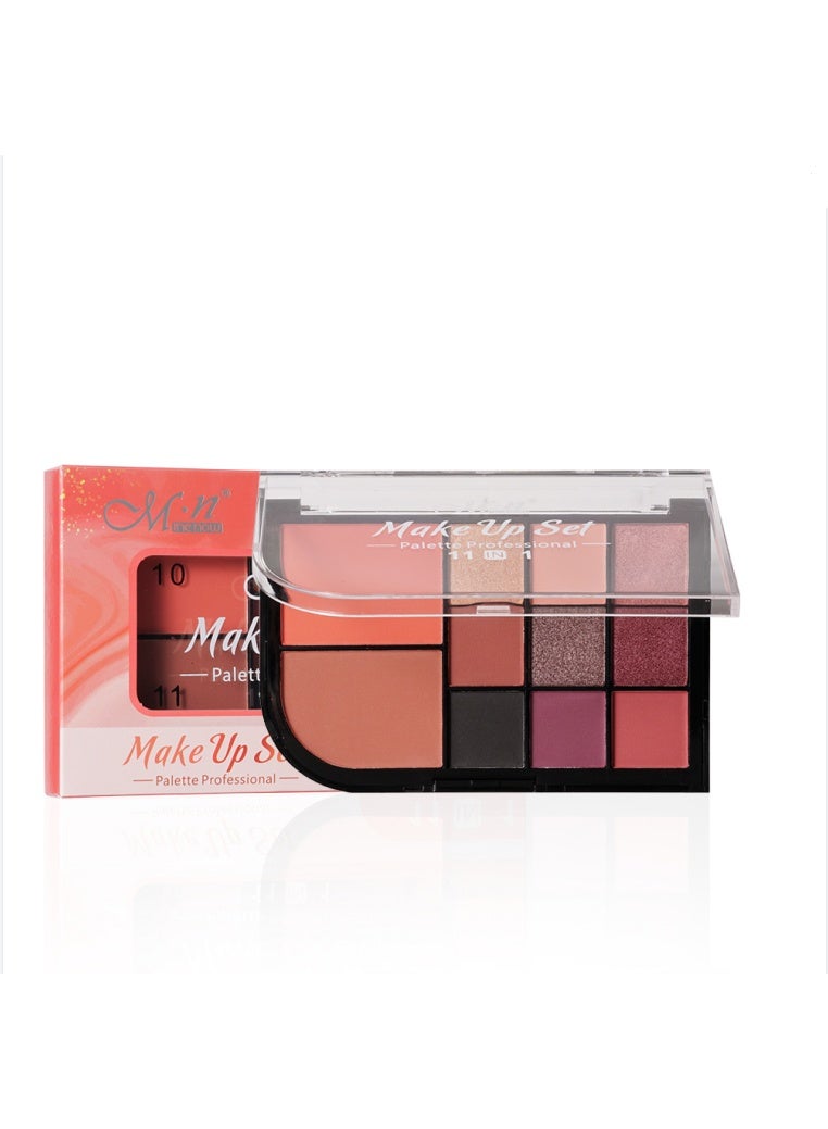 Me Now Makeup Set Palette Eyeshadow & Blush- 11 Colors - Image 1