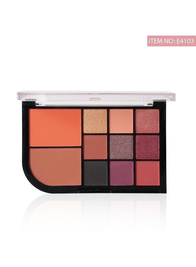 Me Now Makeup Set Palette Eyeshadow & Blush- 11 Colors - Image 3