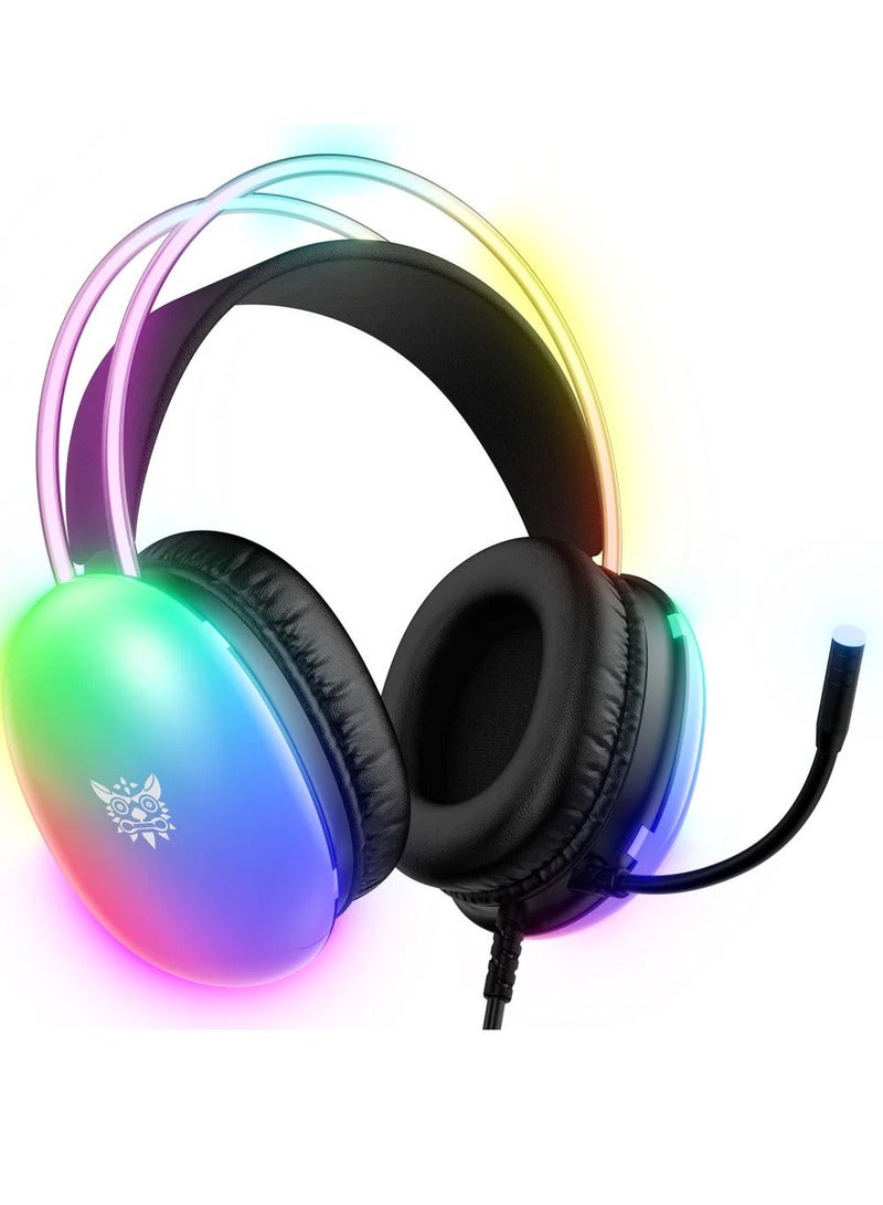 Onikuma X25 Gaming Headset Over-Ear Gaming Wired Headphones with Mic - Image 4