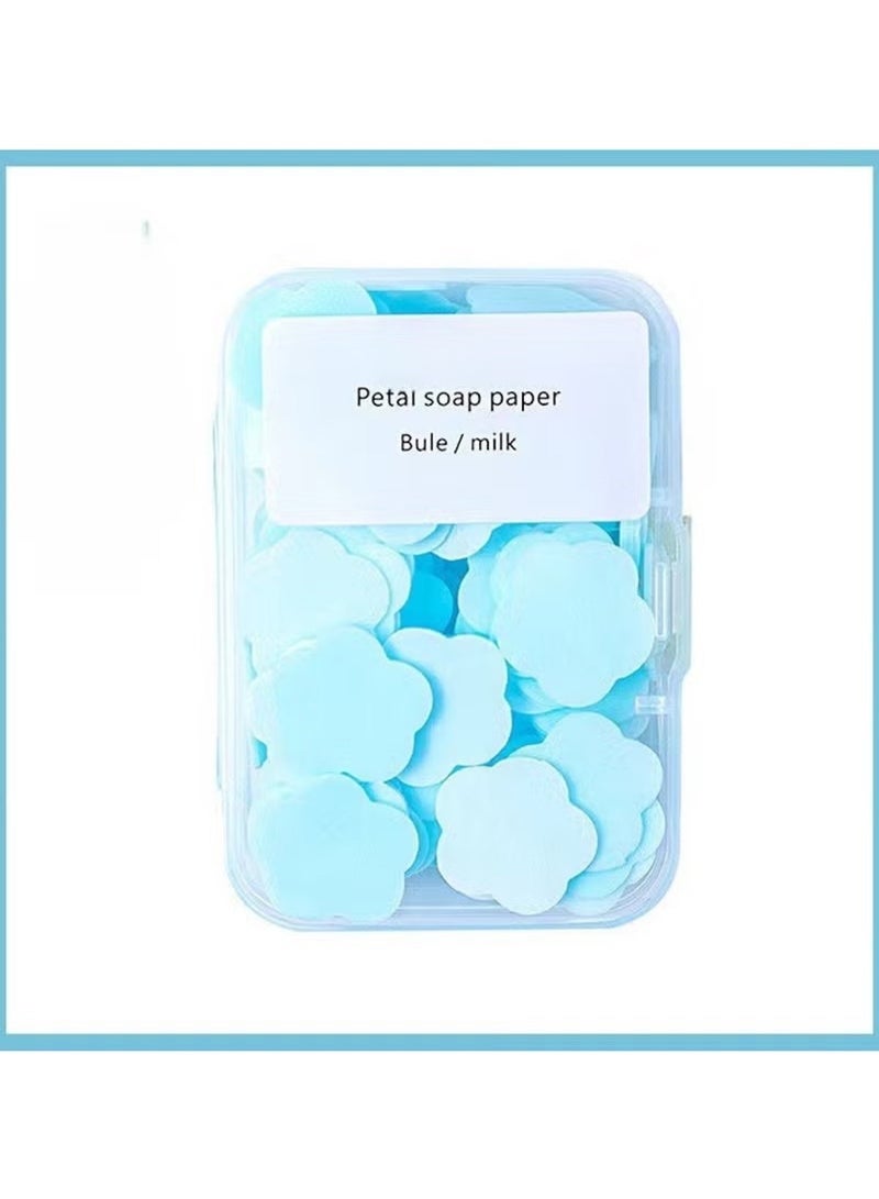 هويتك ورق صابون بتلات بألوان متنوعة - أوراق غسيل اليدين المحمولة والقابلة للاستخدام مرة واحدة - Image 1