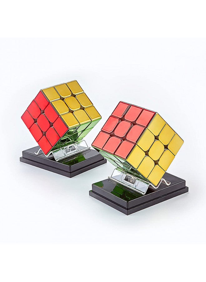 LiangCuber مكعب ليانغكيوبر سايكلون للأولاد 3x3 مكعب سرعة مغناطيسي بدون ملصقات مكعب مرآة عاكسة 3x3x3 مكعب لامع (56 مم/1 قطعة) - Image 2