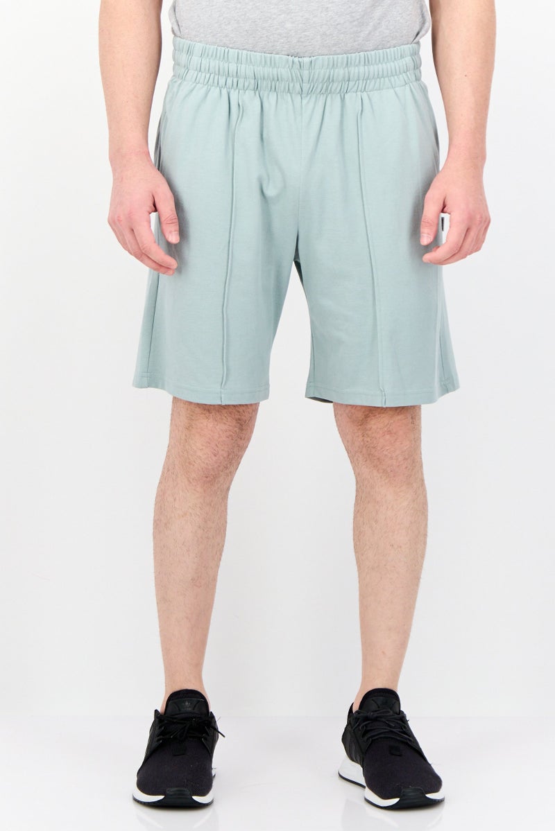 Jack Jones Men Plain Basic Shorts, Grey Mist - Image 1