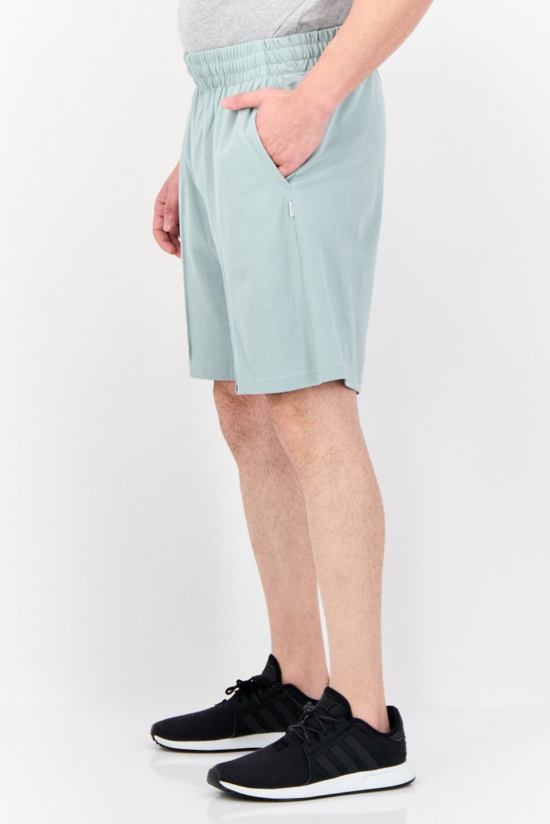 Jack Jones Men Plain Basic Shorts, Grey Mist - Image 2