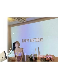 RATSAW Birthday Projector Lights Creative Projector Indoor Outdoor Wall Party Backdrop Decoration Boys Girls Birthday Party Decoration  - Image 1