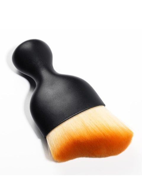 Car Interior Detailing Brush,Soft Bristle Cleaning Brush Car Detailing Brush Dusting Brush,Car Interior Cleaning Tool,Auto Detail Brush Car Dash Duster Brush (Brown)
