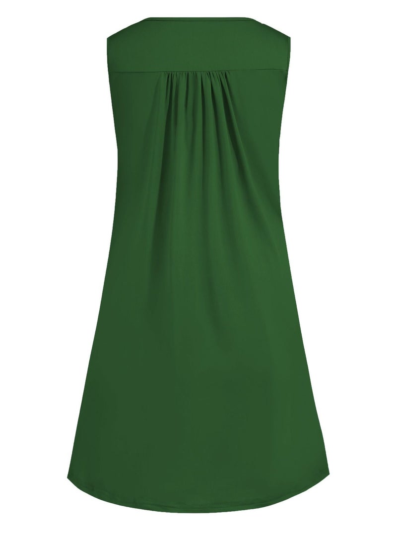 Loquat Fashion Simple Vest Casual Sleeveless Dress - Image 2
