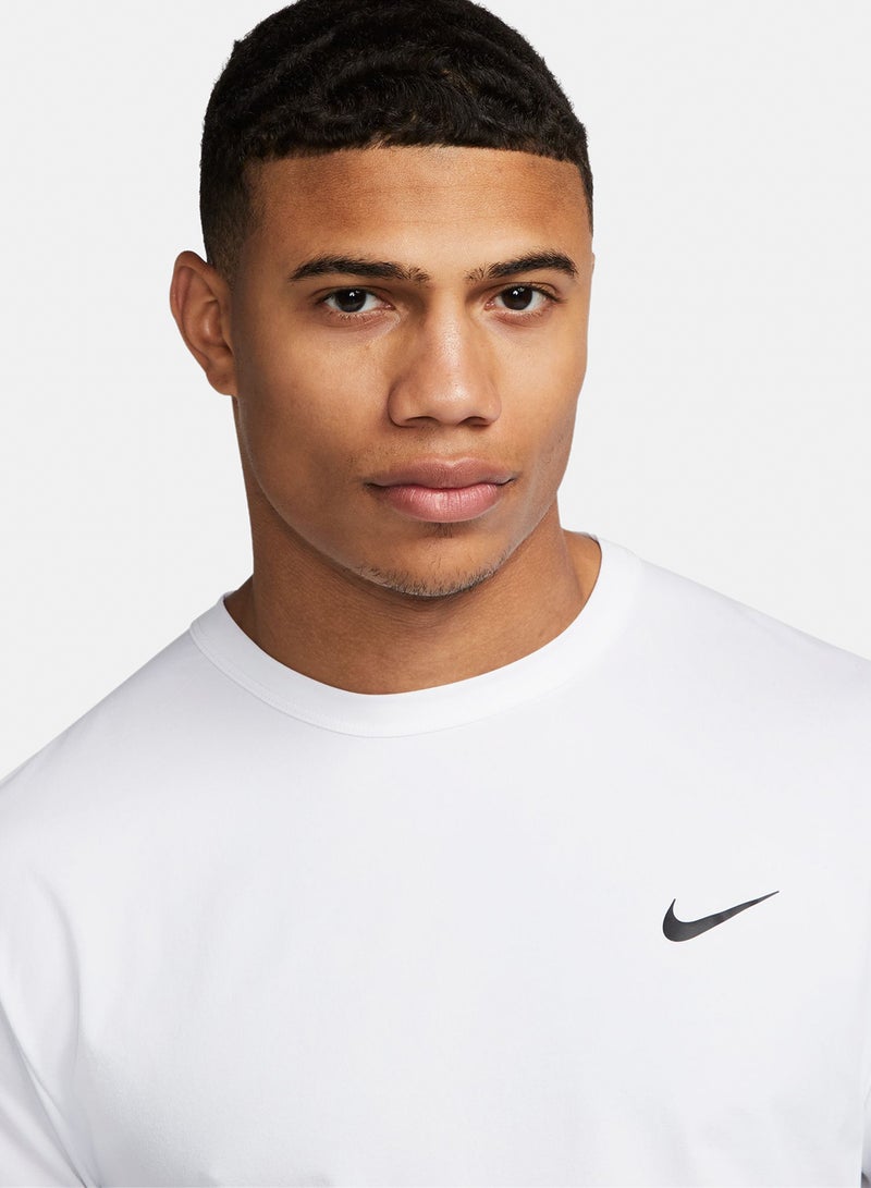 Nike Men’s Nike Dri-Fit UV Hyverse Short-Sleeve Top - Image 3