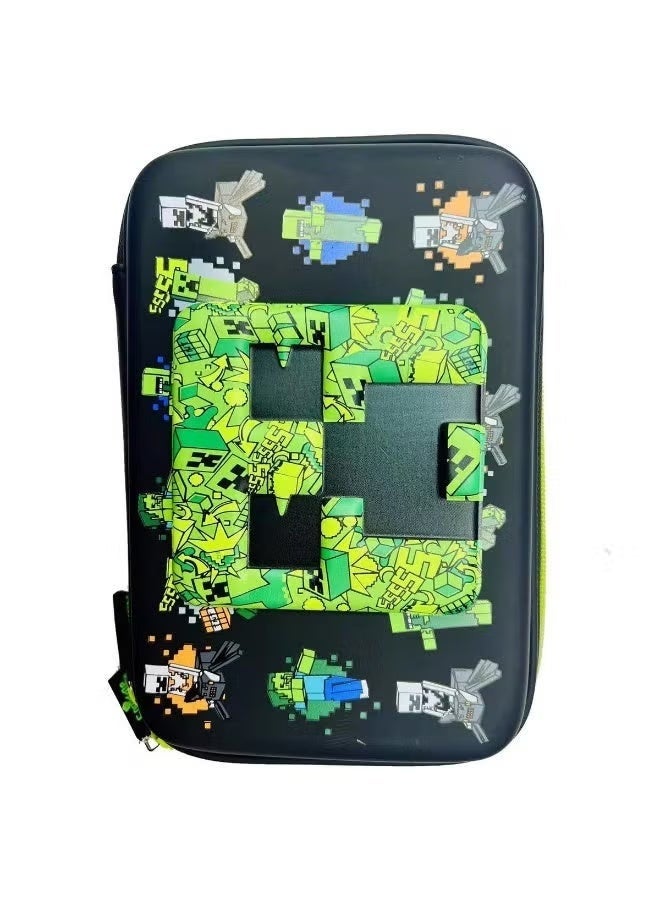 general Minecraft game pencil case three-dimensional lightweight primary school children large pencil case 22×15×5CM ﻿ - Image 1