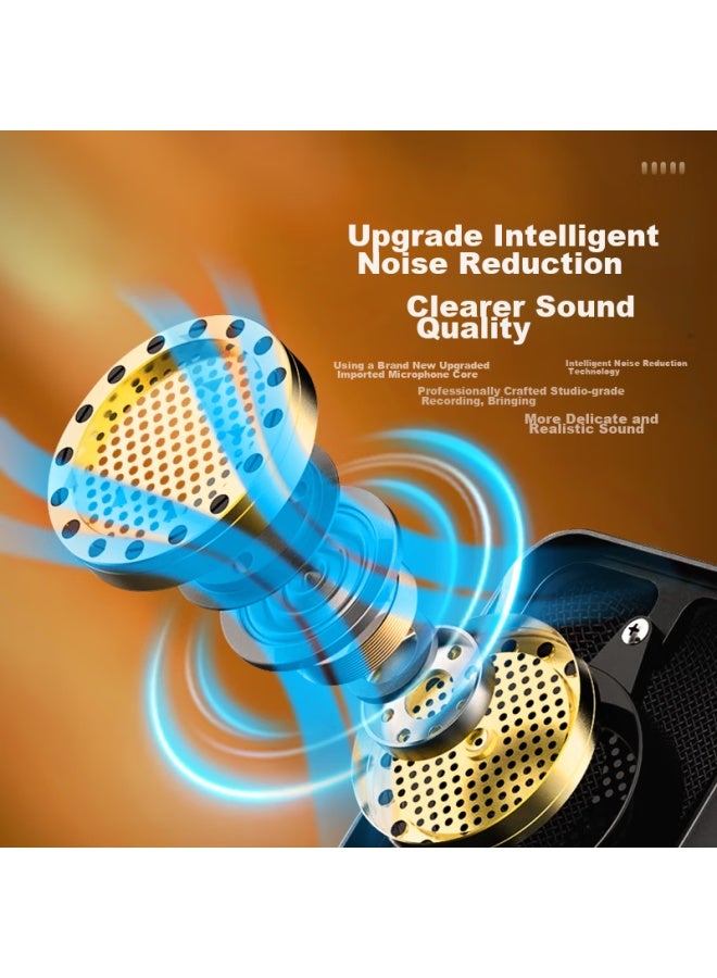 WITGOER Zhiguozhe Microphone, Capacitor Professional, For Gaming, Singing, Mobile Phone Microphone, Sound Card, Commentary, Specialized Computer Karaoke Recording Equipment - Image 5