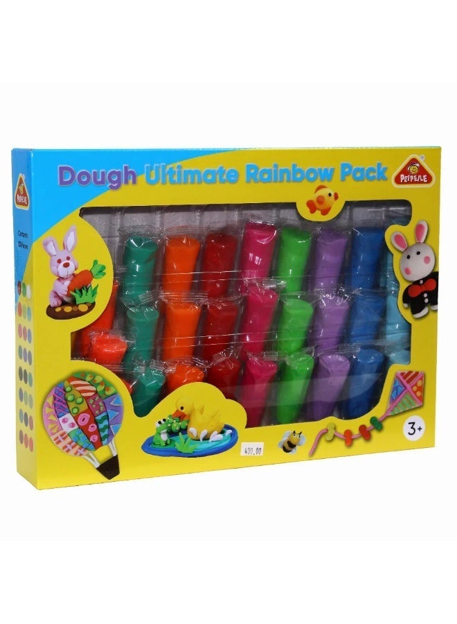 بايبيل Play-Doh Ultimate Rainbow Pack – Modeling Compound Set with 33 Cans - Image 2