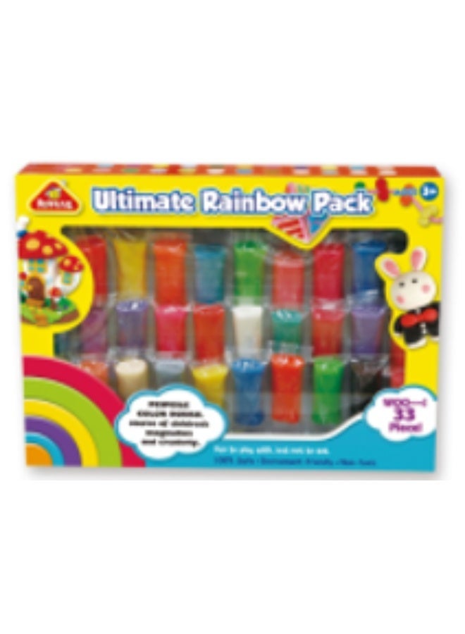 بايبيل Play-Doh Ultimate Rainbow Pack – Modeling Compound Set with 33 Cans - Image 1