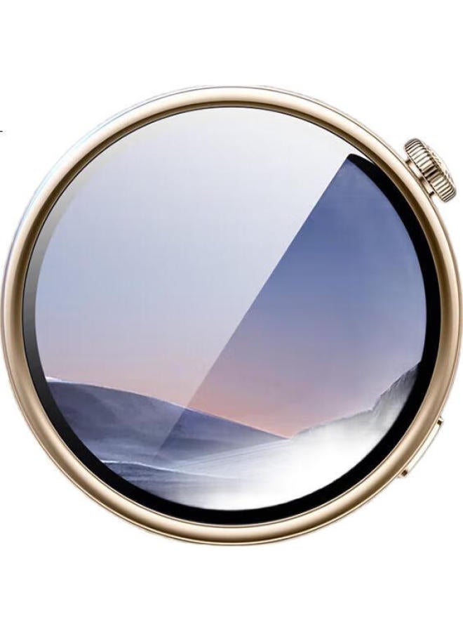 Smorss [2 Pieces Deluxe] Suitable For Huawei Watch Gt4 Protective Film Huawei Watch Gt4 Tempered Film Smart Watch Film Full Screen Coverage Hd Anti-Scratch Full Glue Sticker Film 41Mm - Image 3