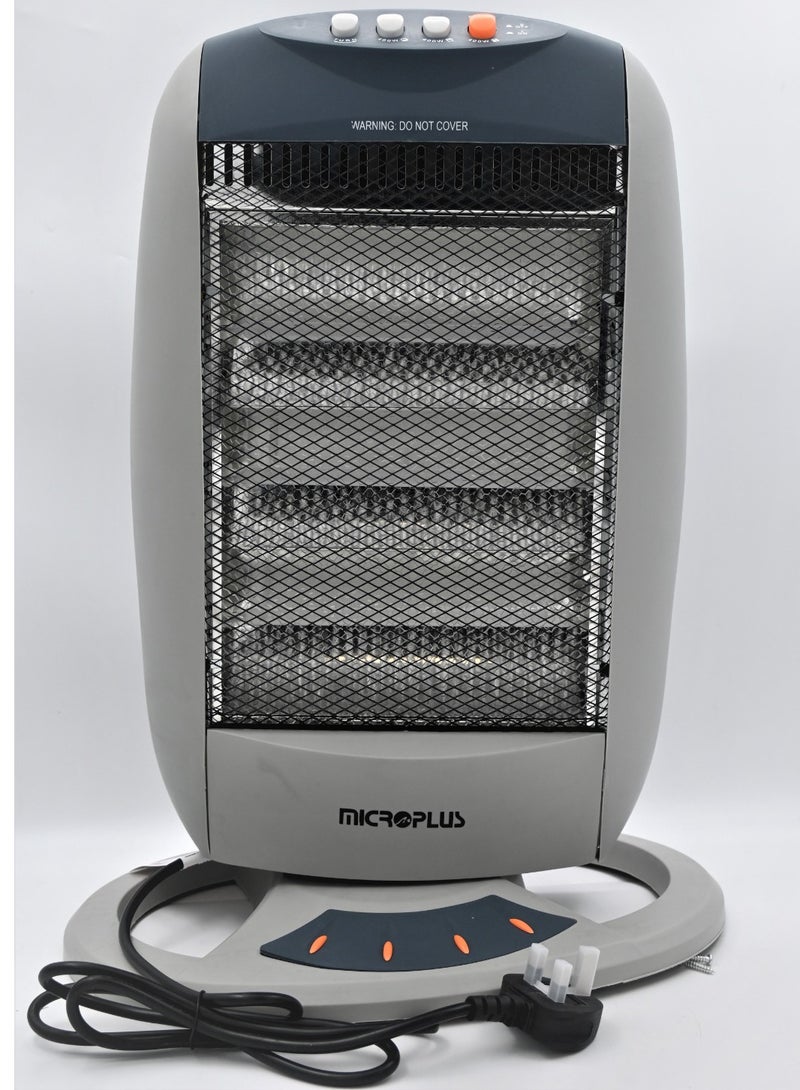 مايكروبلس دفاية غرفة كهربائية 1200 واط، لون رمادي PS-779 - Image 3