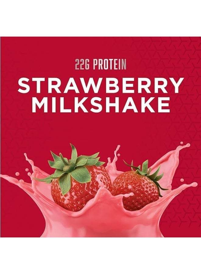 BSN مصفوفة بروتين سينثا-6 فائقة الجودة، مسحوق بروتين مصل اللبن، كازين ميسيلار، مسحوق بروتين الحليب المعزول - مخفوق الحليب بالفراولة، 5 رطل، 48 حصة (2.27 كجم) - Image 3