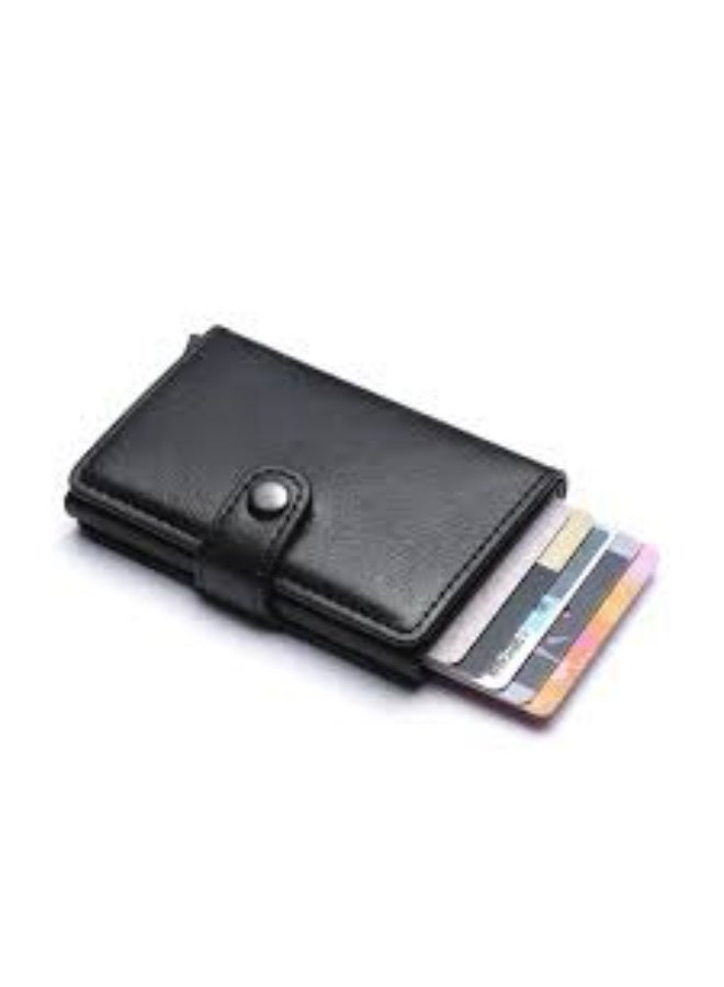 zoba Slim Leather Card Wallet with Smart Design - Small - Men  - Image 2