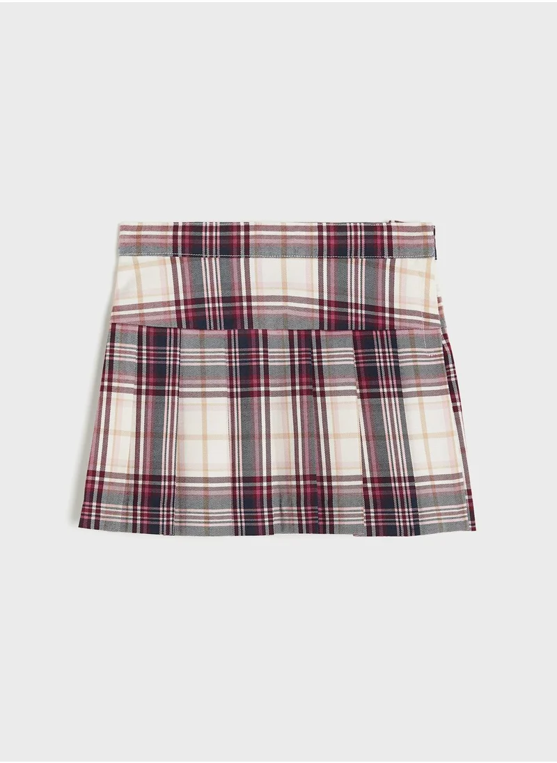 H&M Kids Checks Midi Skirt