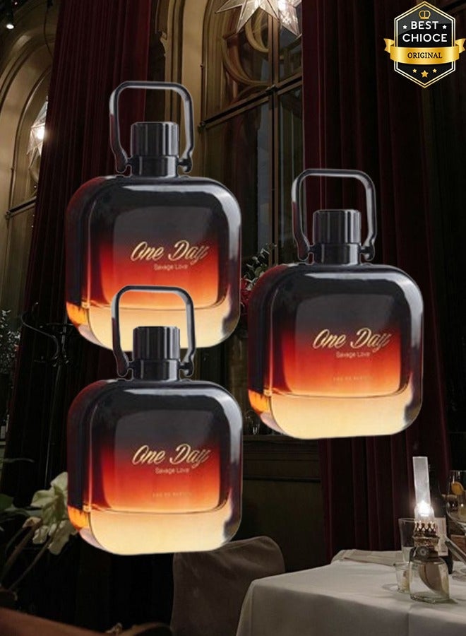 Reyane Tradition 3 Pieces One Day Savage Love Perfume For Men 100ml EDP - Image 1
