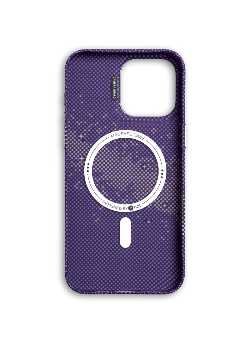 darc iPhone 16 Pro Case Carbon Fiber with MagSafe and Stand - Purple Graphite  - Image 2