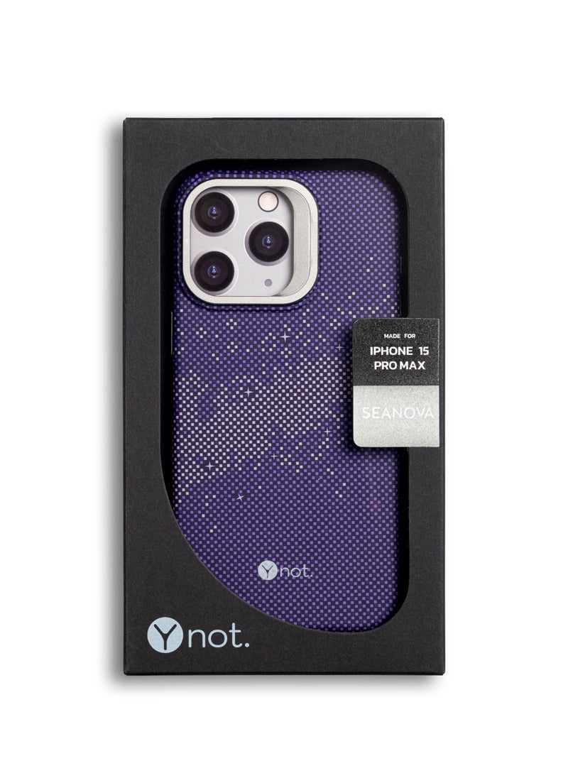 darc iPhone 16 Pro Case Carbon Fiber with MagSafe and Stand - Purple Graphite  - Image 3