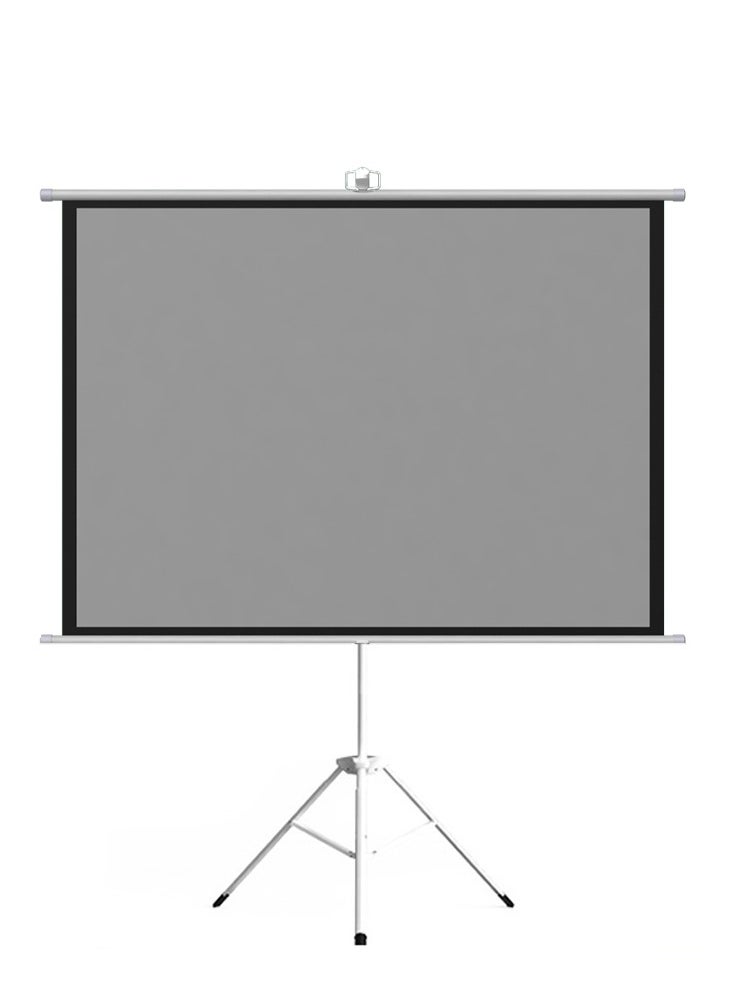 ET-LIFE 100 inch 4:3 Portable Projector Screen, Gray Fiberglass Material, with Tripod Stand ET100G-43 for Office and Outdoor  - Image 1