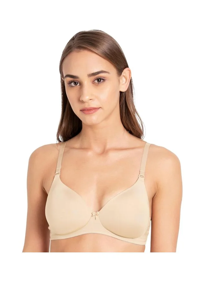 JOCKEY Jockey 1819 Women Wire free Padded Microfiber Nylon Elastane Stretch Full Coverage Multiway Styling T Shirt Bra with Magic Under Cup