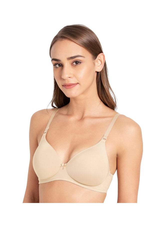 JOCKEY - Jockey 1819 Women Wire free Padded Microfiber Nylon Elastane Stretch Full Coverage Multiway Styling T Shirt Bra with Magic Under Cup - Image 1