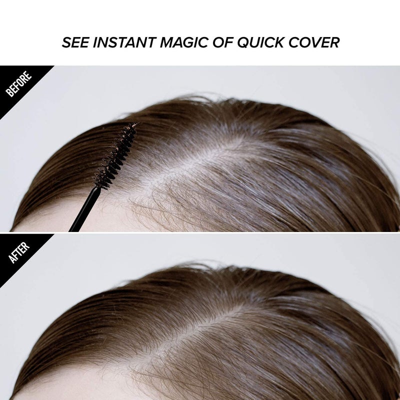 Red by Kiss Kiss Hair Color Touch Up Stick Brush in Colour Instant Natural Medium Brown - Image 4