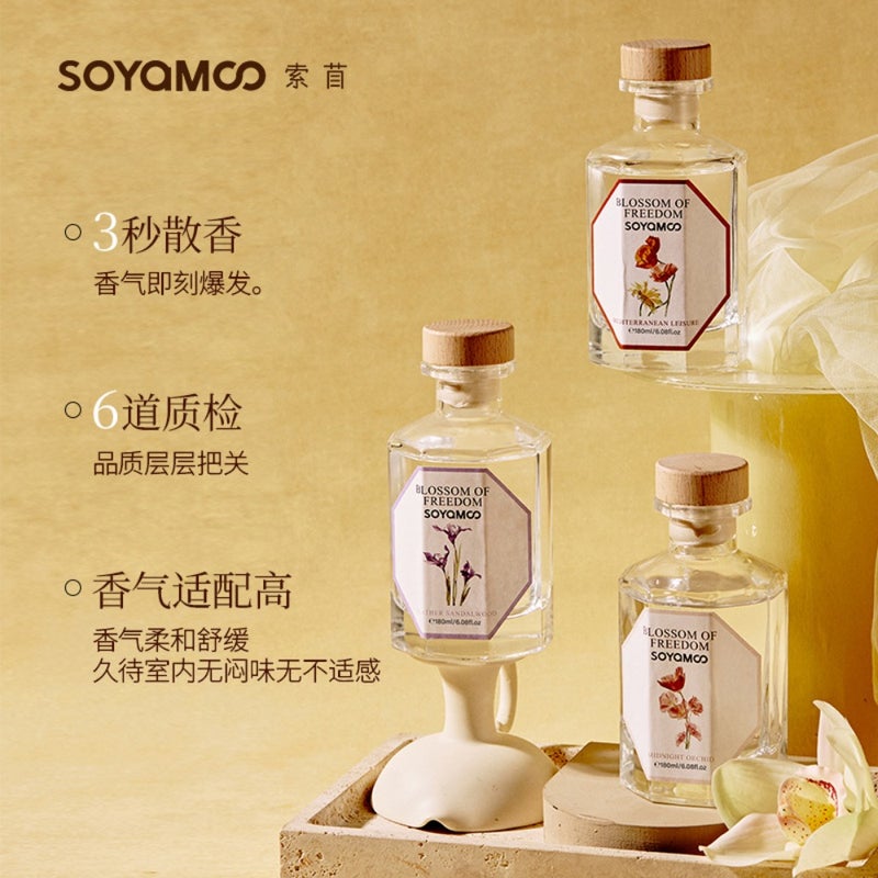 Botany aromatherapy Household fireless rattan indoor aromatherapy decoration Bedroom high-quality plant essential oil safety - Image 2