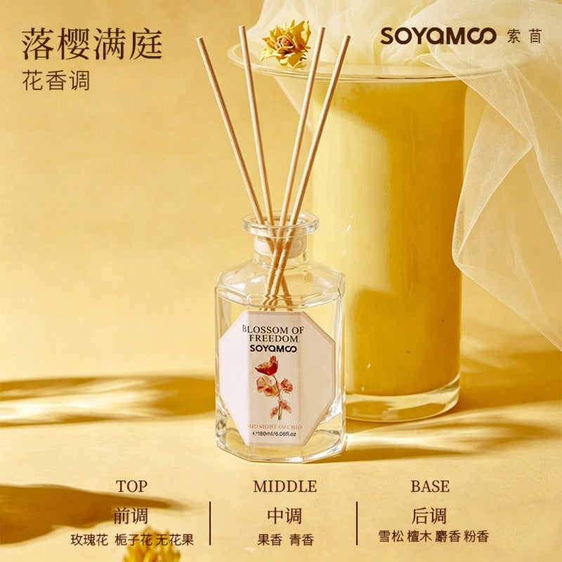 Botany aromatherapy Household fireless rattan indoor aromatherapy decoration Bedroom high-quality plant essential oil safety - Image 4