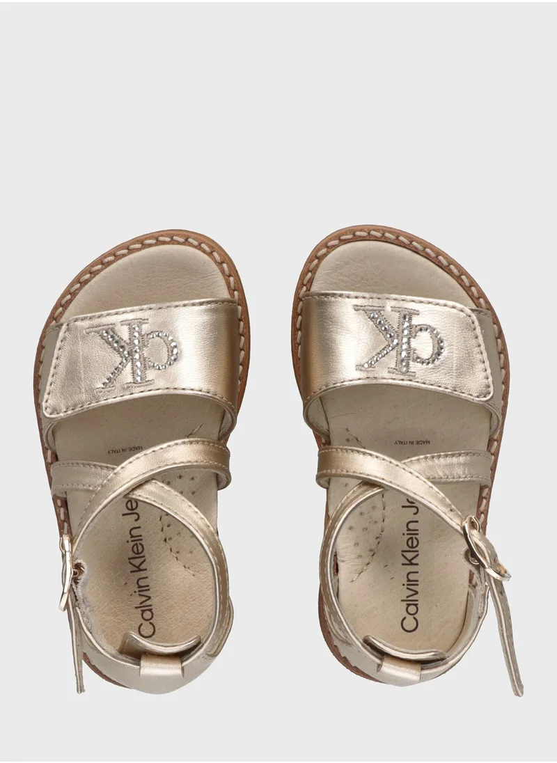 Calvin Klein Jeans Kids Buckle Sandal
