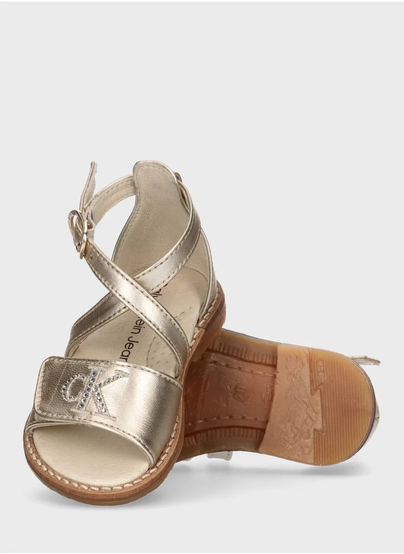 Calvin Klein Jeans Kids Buckle Sandal