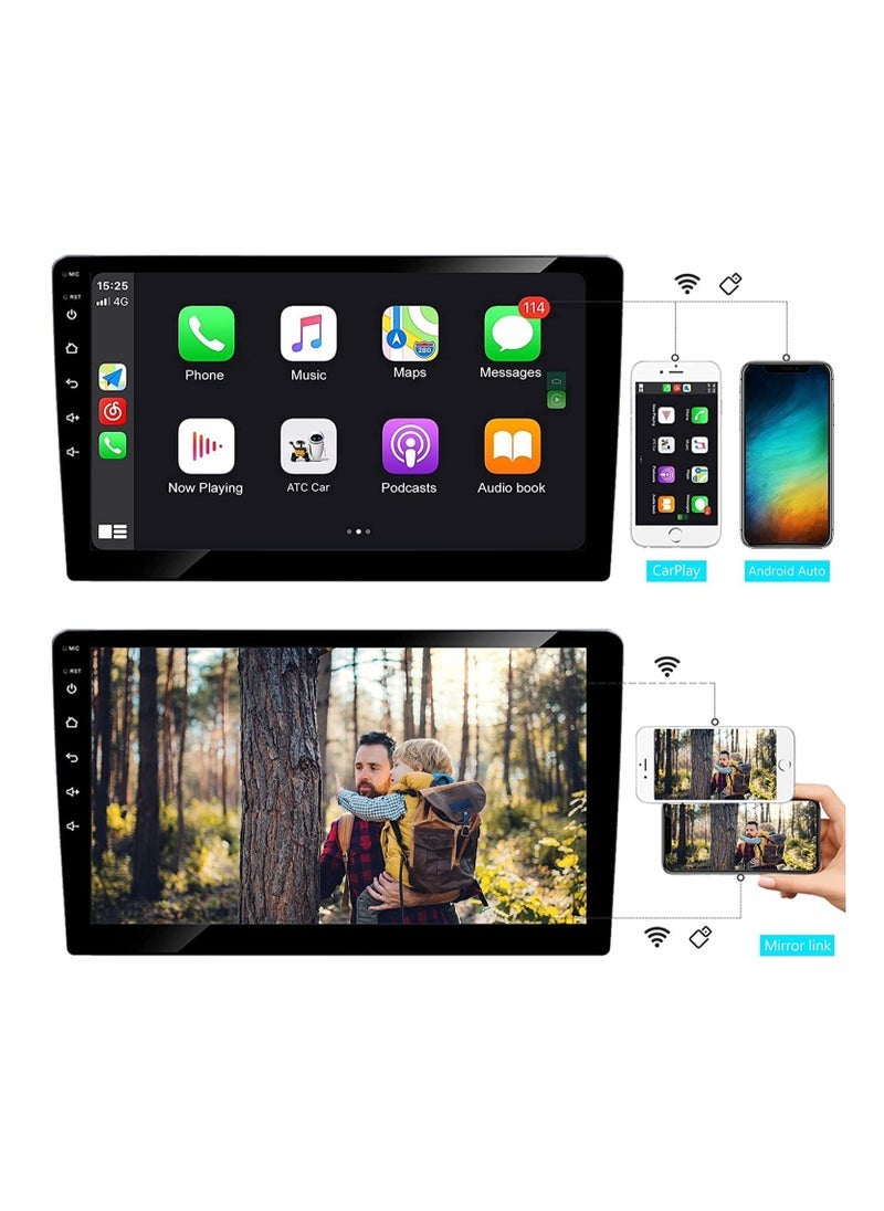 SHEZA STAR 9 Inch Android Screen For Car 2GB RAM 32 GB Memory Support Apple Carplay Android Auto Full HD IPS Touch Screen Display built In Bluetooth USB Radio WiFi PlayStore Night Vision Camera included - Image 1