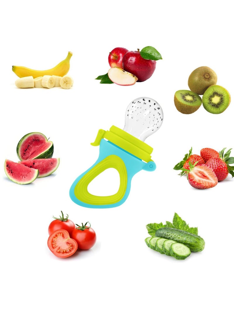 ORiTi Baby Food Feeder, Fresh Food - 2 Pack Fruit Feeder Pacifier, 6 Different Sized Silicone Pacifiers - Image 4
