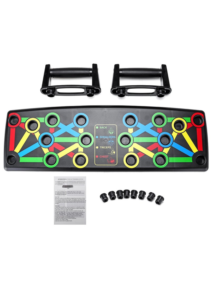 Generic Practical 9 In 1 Push-Up Rack Board System Fitness Workout Train Gym Exercise Pushup Stand  - Image 2