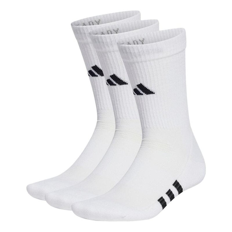 adidas Performance Cushioned Crew Socks 3 Pairs 'White'