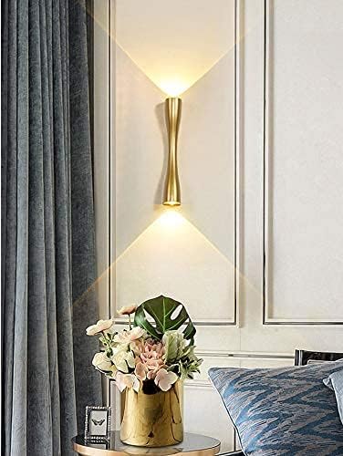 CITRA LED Slim Long Modern Up and Down Wall Sconce Gold Light Fixtures with Two 5 Watt LEDs (Warm White) - Image 2