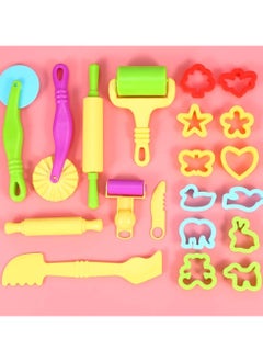 Kids Clay Tools Set, including Plastic Art Clay, Dough Playing Tools with Models and Mold, 1 Set containing 20pcs, perfect for kids' creative play and artistic exploration. - pzsku/ZEC23167A98FD9000E038Z/45/_/1702110122/8b7df882-b45e-4aaf-bdda-741f40f11dcd