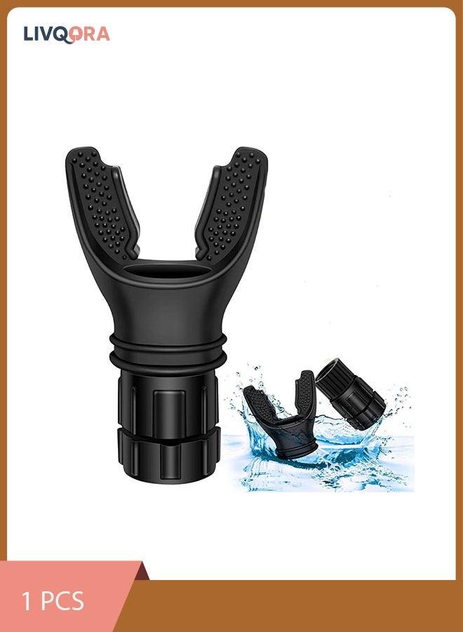 LIVQORA Lung Exerciser Expander, Lung Breathing Exerciser, Silicone Deep Breathing Exerciser, Increase Lung Capacity, Improve Sleep(Black) - Image 1