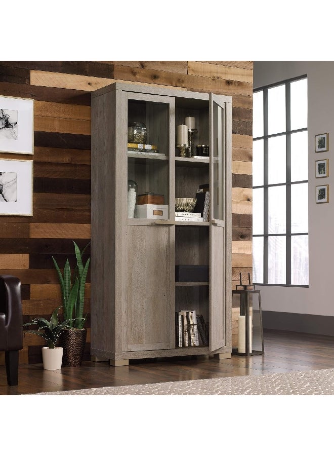 ساودر مانهاتن جيت خزانة للتخزين مستطيلة بتصميم أنيق ميستيك أوك 72.05 x 36 x 14.45 بوصة 422371 - Image 1