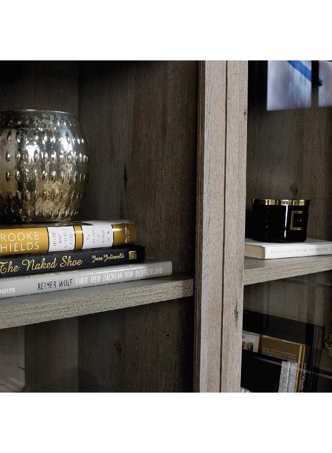 ساودر مانهاتن جيت خزانة للتخزين مستطيلة بتصميم أنيق ميستيك أوك 72.05 x 36 x 14.45 بوصة 422371 - Image 3