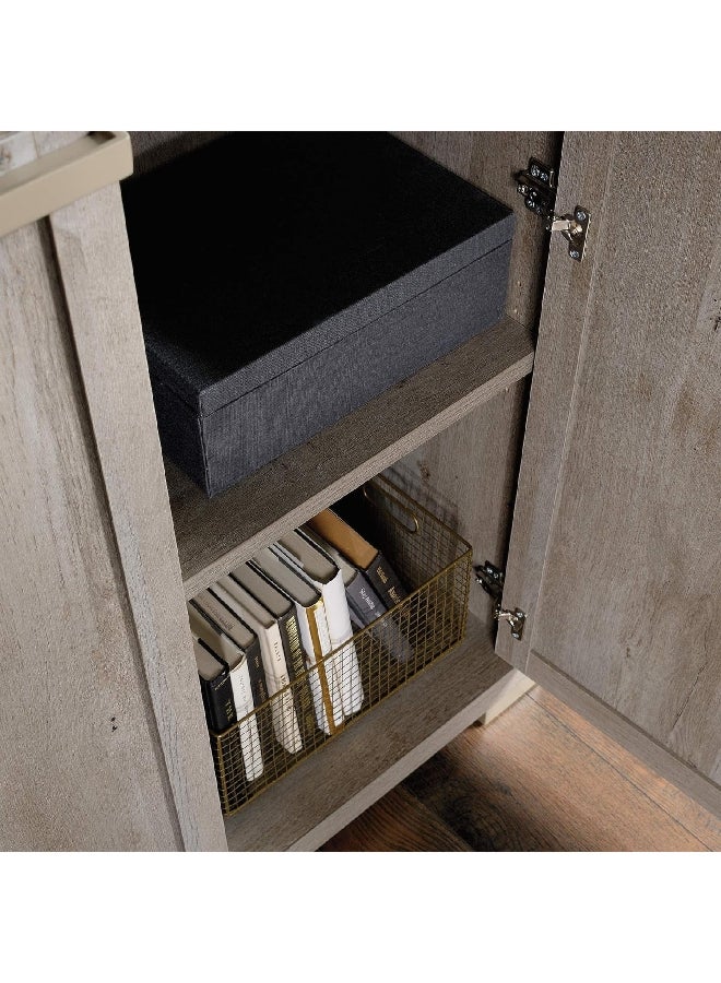 ساودر مانهاتن جيت خزانة للتخزين مستطيلة بتصميم أنيق ميستيك أوك 72.05 x 36 x 14.45 بوصة 422371 - Image 4