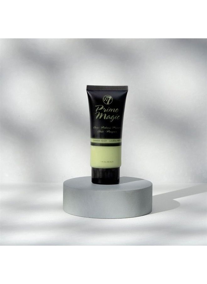 W7 Prime Magic Anti-Redness Face Primer - Green Color Correcting Face Priming Formula - Vegan Makeup  - Image 2