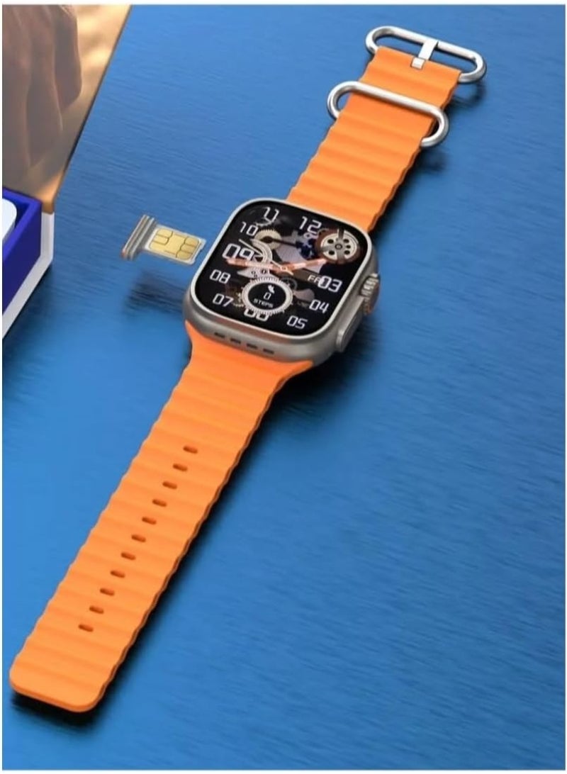 Smartwatch with SIM Card Support, Built-in Camera & Call Function, Bluetooth, Fitness Tracking, Includes 3 Interchangeable Straps - Image 4