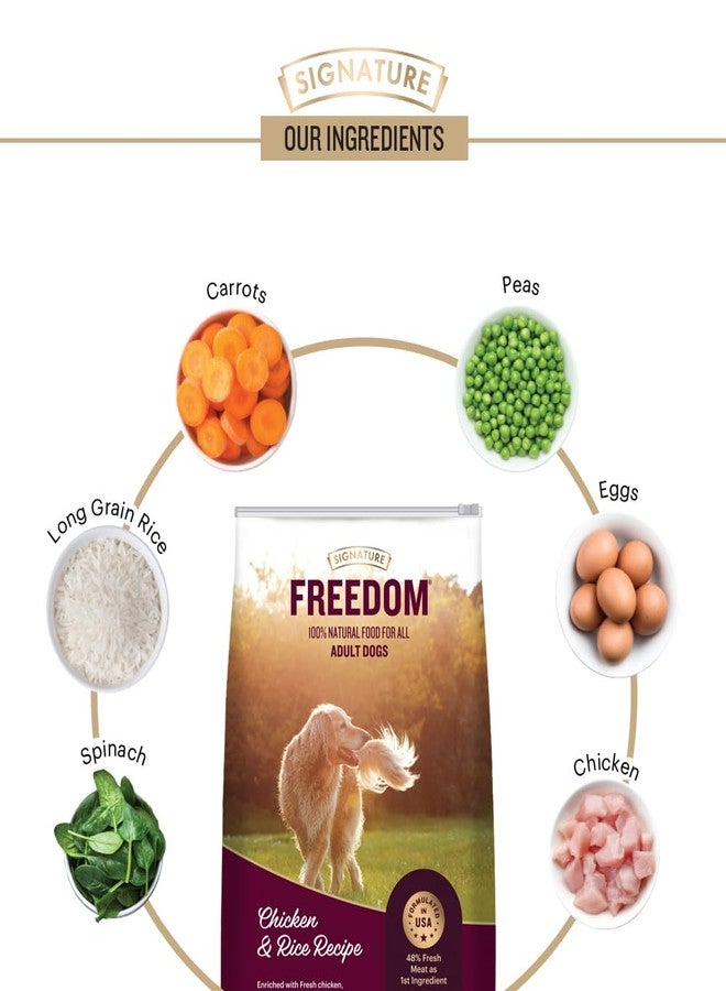 Freedom Signature Freedom Adult Chicken and Rice Recipe Dry Dog Food 3kg - Image 5