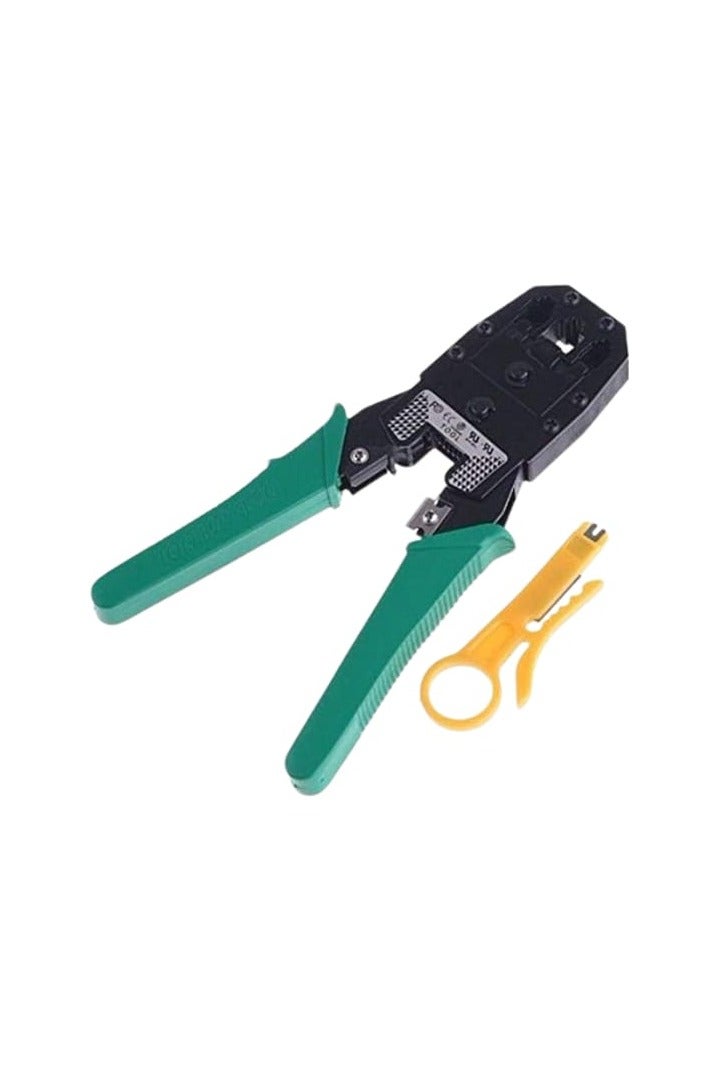 Network Cable Crimping Tool Kit with Cable Stripper – RJ45, RJ11, RJ12 Compatible - Image 1