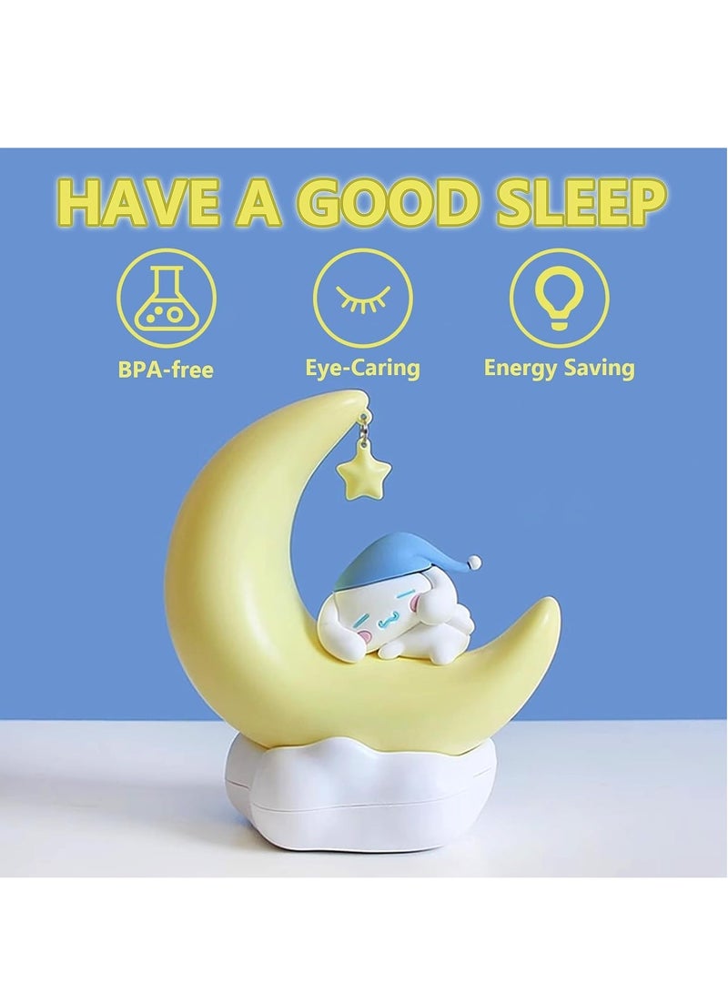 RATSAW Cute Anime Character LED Night Light Kuromi Cinnamoroll Melody Kawaii Night Lights for Room Rechargeable Desk Shelf Ornament Bedside Lamp - Image 4