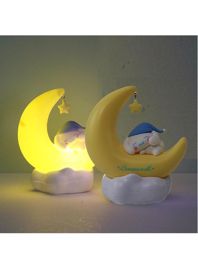 RATSAW Cute Anime Character LED Night Light Kuromi Cinnamoroll Melody Kawaii Night Lights for Room Rechargeable Desk Shelf Ornament Bedside Lamp - Image 3
